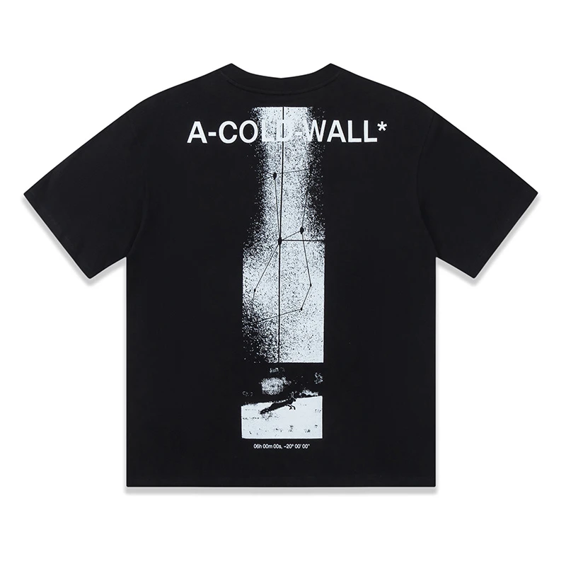 

Top Quality A-COLD-WALL* T-Shirt Men Women Oversized Constellation Print ACW Tee Top A COLD WALL T Shirt