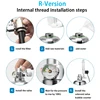 Aquarium CO2 Generator system Kit Stainless Steel CO2 Cylinder Generator System Carbon Dioxide Reactor Kit For Plant Fish 5L 6