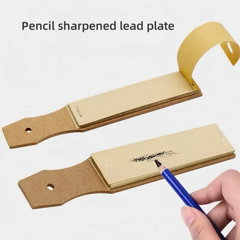 Fine art drawing pencil sandboard Drawing charcoal sharpening pen point sandpaper Color paper pencil sharpening sandboard 3