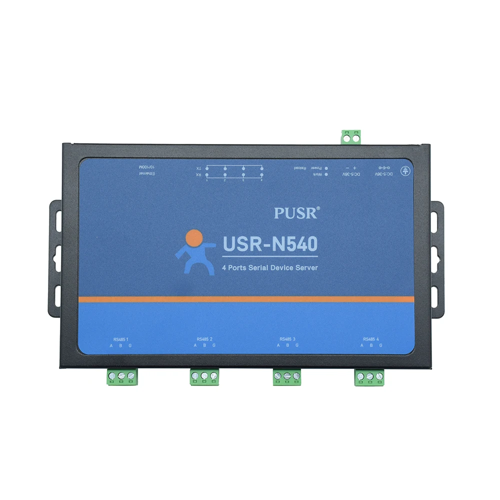 USR-N540 4 ports série RS485 au serveur Modbus RTU de dispositif de convertisseur d'Ethernet TCP/IP à TCP MQTT