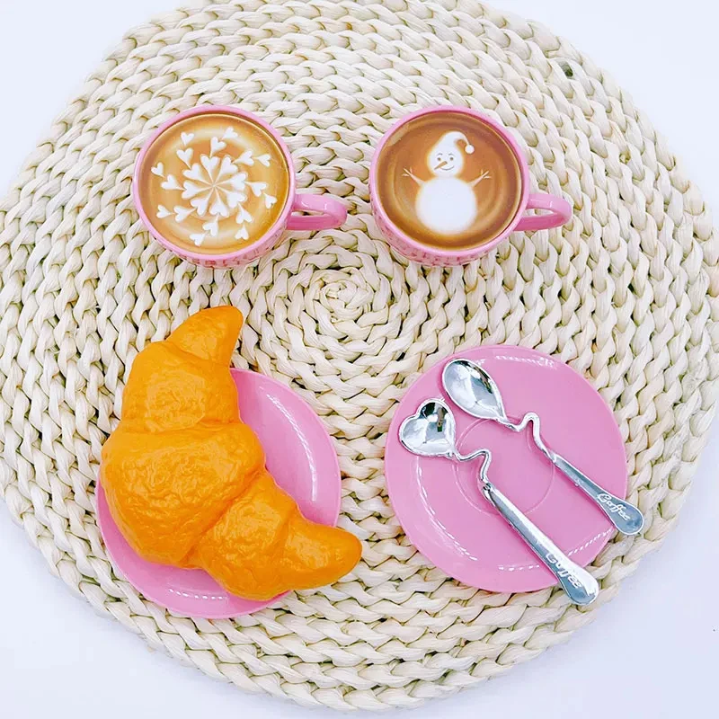 New 11PCS Coffee Tableware Set Simulated Children's Play House Outdoor Kitchen DIY Afternoon Tea Game Toys Educational Toys 5