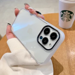 Premium Shockproof Clear Phone Case with Soft Bumper and Hard Acrylic Shield for iPhone 13 Mini (Clear)