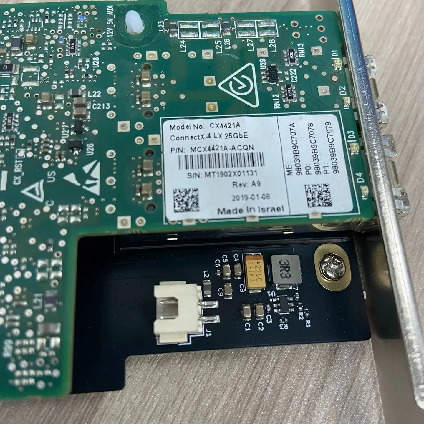 Mellanox ConnectX-4 CX4421A MCX4421A-ACQN 네트워크 인터페이스(OCP-PCIE 카드 포함)용