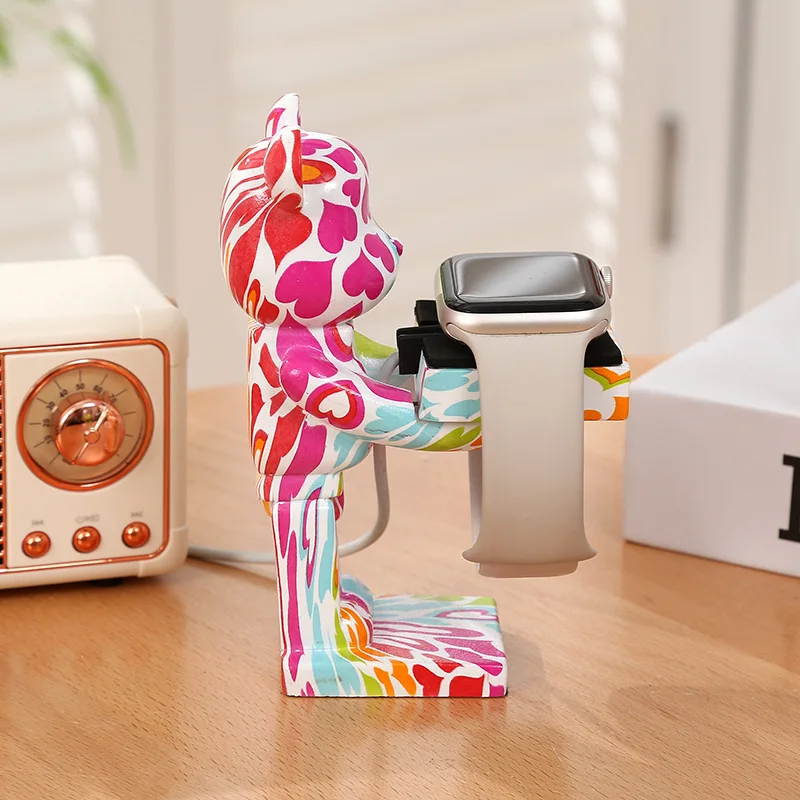 Resin Creative Watch Stand Personalized Storage Case Organizer Display Luxury Apple Watch Ultra Holder Stand Accessories Charger