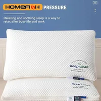 Oreiller cervical 3D à haute élasticité et non compressible, protection douce pour le cou, oreiller individuel pour dormir, literie pour hôtel et maison 3