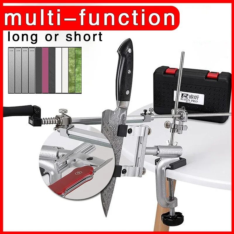New 2023 RUIXIN PRO RX 009 Fixed Angle Sharpener Knife Sharpener Diamond Sharpening Stone Whetstone Polishing Leather Paste