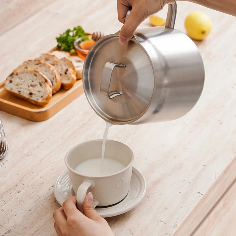 A82I-Oil Pot, Oil Pot Stainless Steel Large Capacity Oil Fryer And Filter Cup Combo Versatile Filter For Kitchen