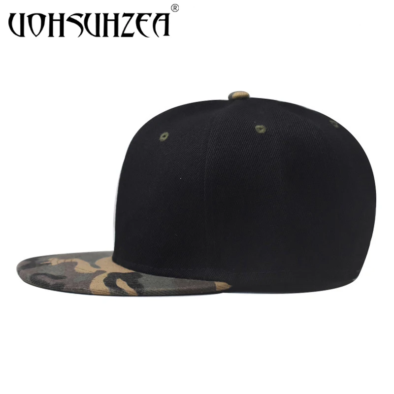 

UOHSUHZEA Brand Fashionable flat brim button hat New fashionable outdoor men's and women's summer baseball cap sun hip-hop hat