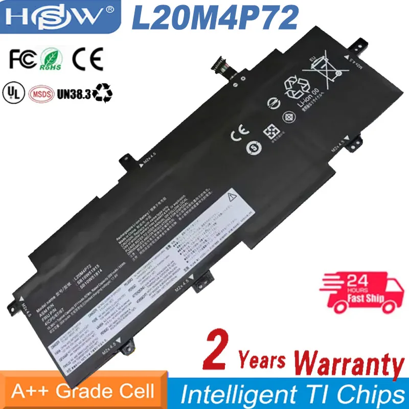 

Новый аккумулятор L20M4P72, L20L4P72, L20C4P72, L20D4P72 для Lenovo ThinkPad T14s, 2-го поколения, серия 2021, SB10W51914, SB10W51915, sb10w5штук