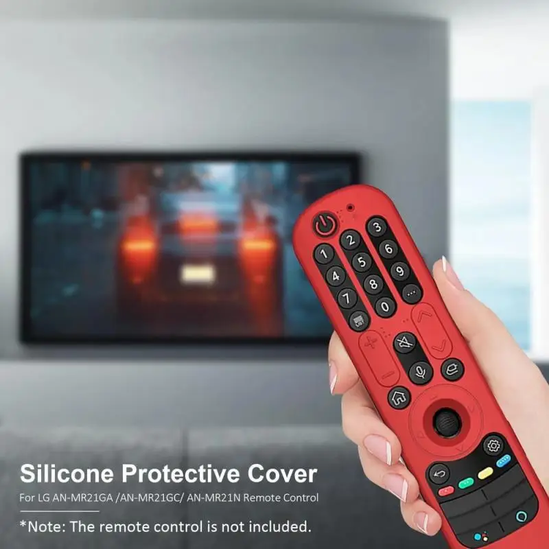 

21GA силиконовый чехол для LG Чехол MR21N Magic Remote Control, защитный мягкий ударопрочный чехол для пульта дистанционного управления LG OLED TV