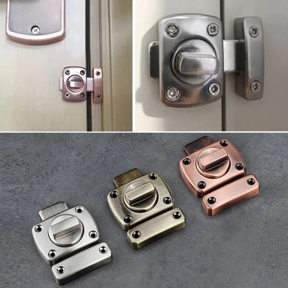 Description Picture 3 of itemDoor Bolt Latch Lock Door Lock WC Cast Hook Metal Privacy Right Angle Sliding Gate 1pc 1x Anti-theft Practical