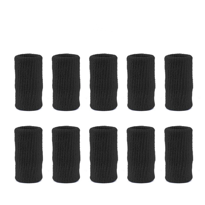 10pcs Elastic Sports Finger Sleeves Arthritis Support Finger Guard Outdoor Basketball Volleyball Finger Protection 6