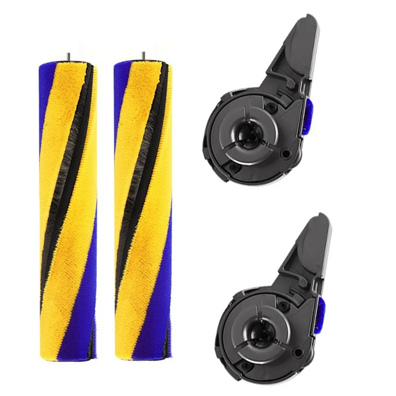 

Сменная роликовая щетка с заглушкой для Dyson V12 V15, тонкая щетка для пылесоса, аксессуары, детали