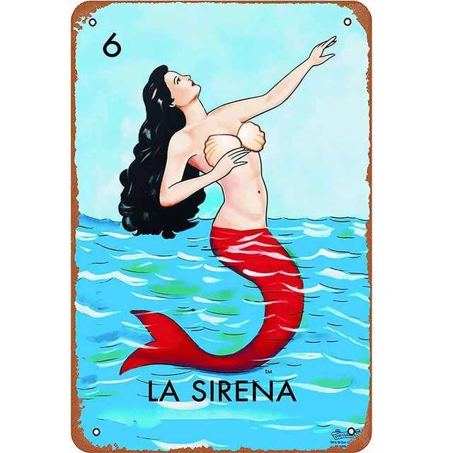 6 La Sirena Greeting Card