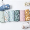 Kangobaby #My Soft Life# 2 Pieces Pack Muslin 100% Cotton Baby Swaddles Newborn Blankets Black White Gauze Infant Wrap 1