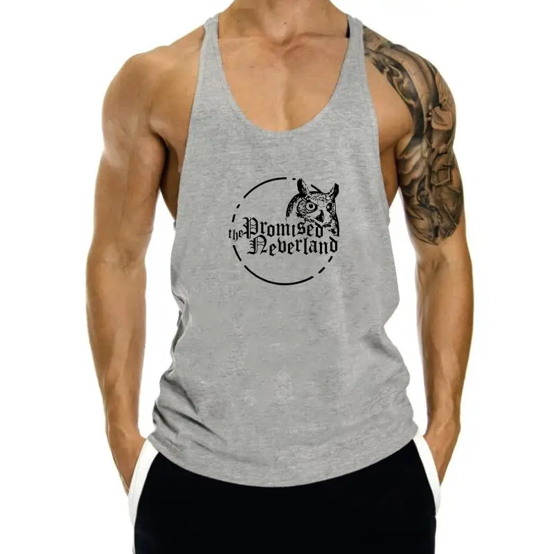 

The Promised Neverland Minerva'S Owl Symbol White tank top men Colorful tank top men