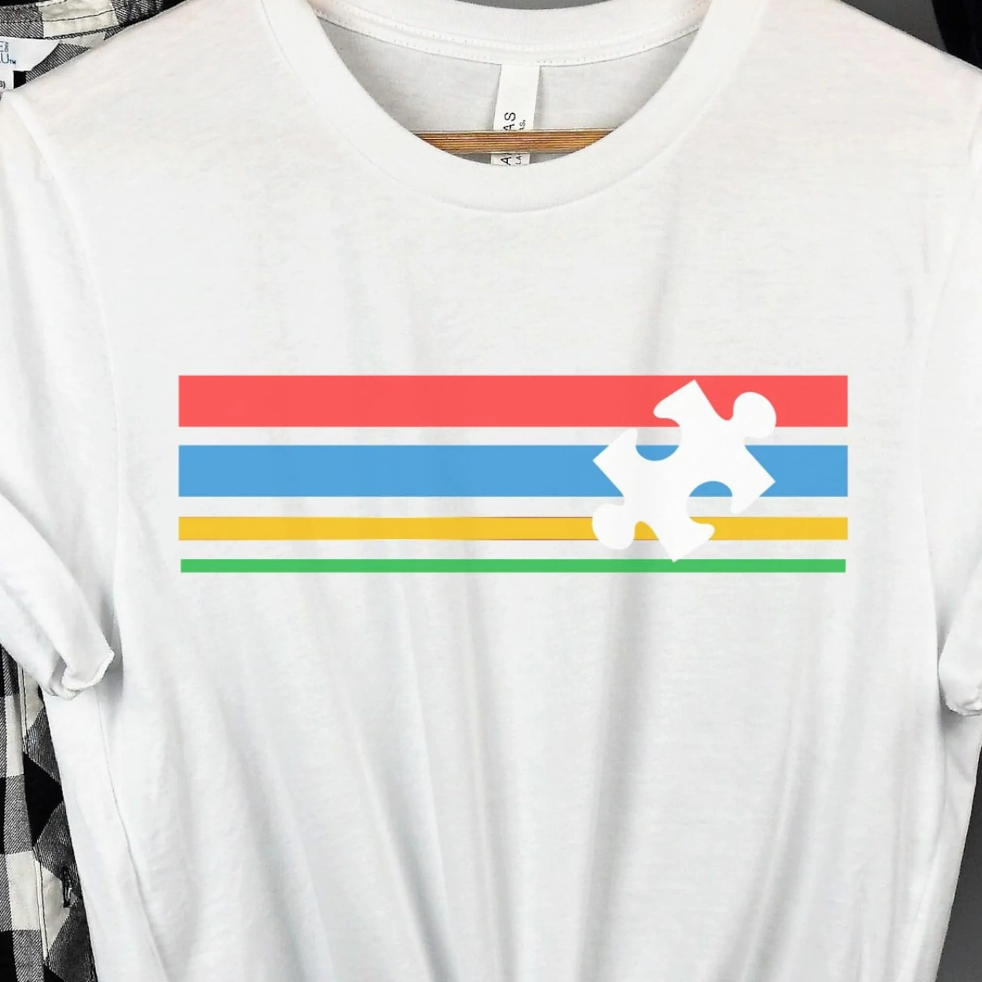 Maglietta Di Accettazione Dell'Autismo Ausome Bold Neuro Spicy Neurovential Family Pride Awareness Esigenze Speciali