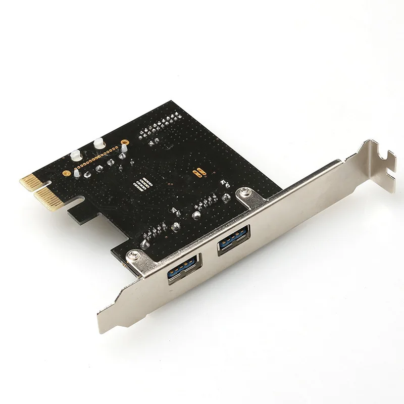 

Desktop PCIE to USB3.0 expansion card adapter with large 4PIN SATA power supply VL805