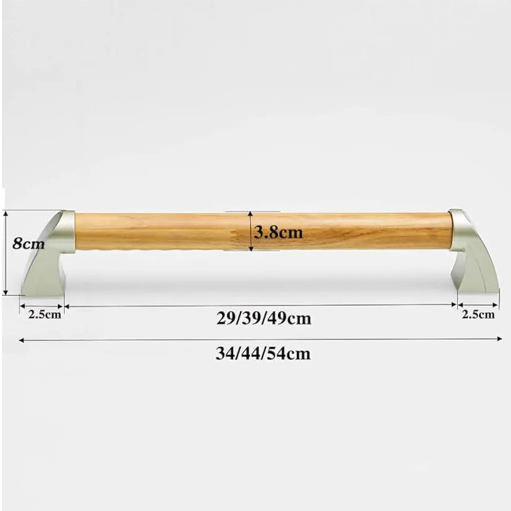 Wooden Bathroom Handrail Handle Designed For Safety And Comfort Strong Load-bearing Capacity