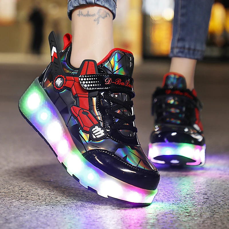 Children's Flash Roller Skates Detachable Wheel Sports Shoes