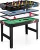 49" Multi Game Table, 4 in 1 Game Table with Foosball Table, Pool Billiards, Air Hockey & Table Tennis, Complete Combination 1