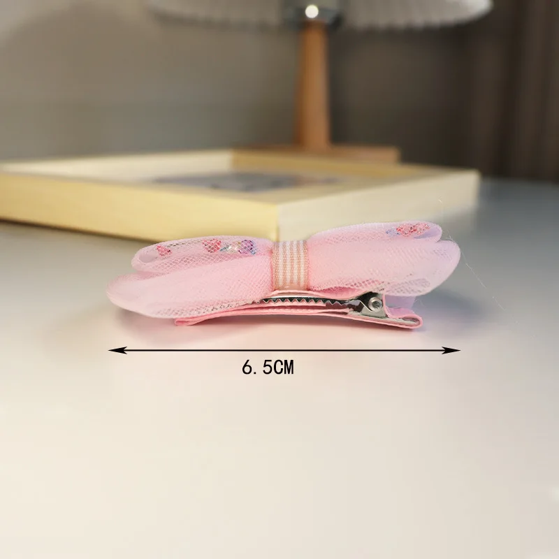 New fashion Korean version cute mesh bow children's hairpin headwear
