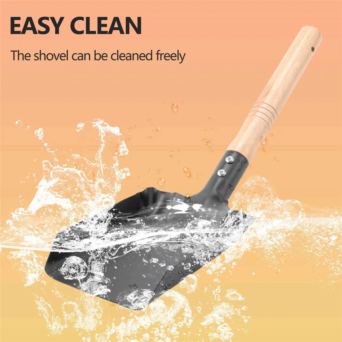 Coal Shovel and Hearth Brush Set, Fireplace Shovel and Brush, Hearth Tidy Set, Fireplace Tool Set, Fire Pit Tools 6
