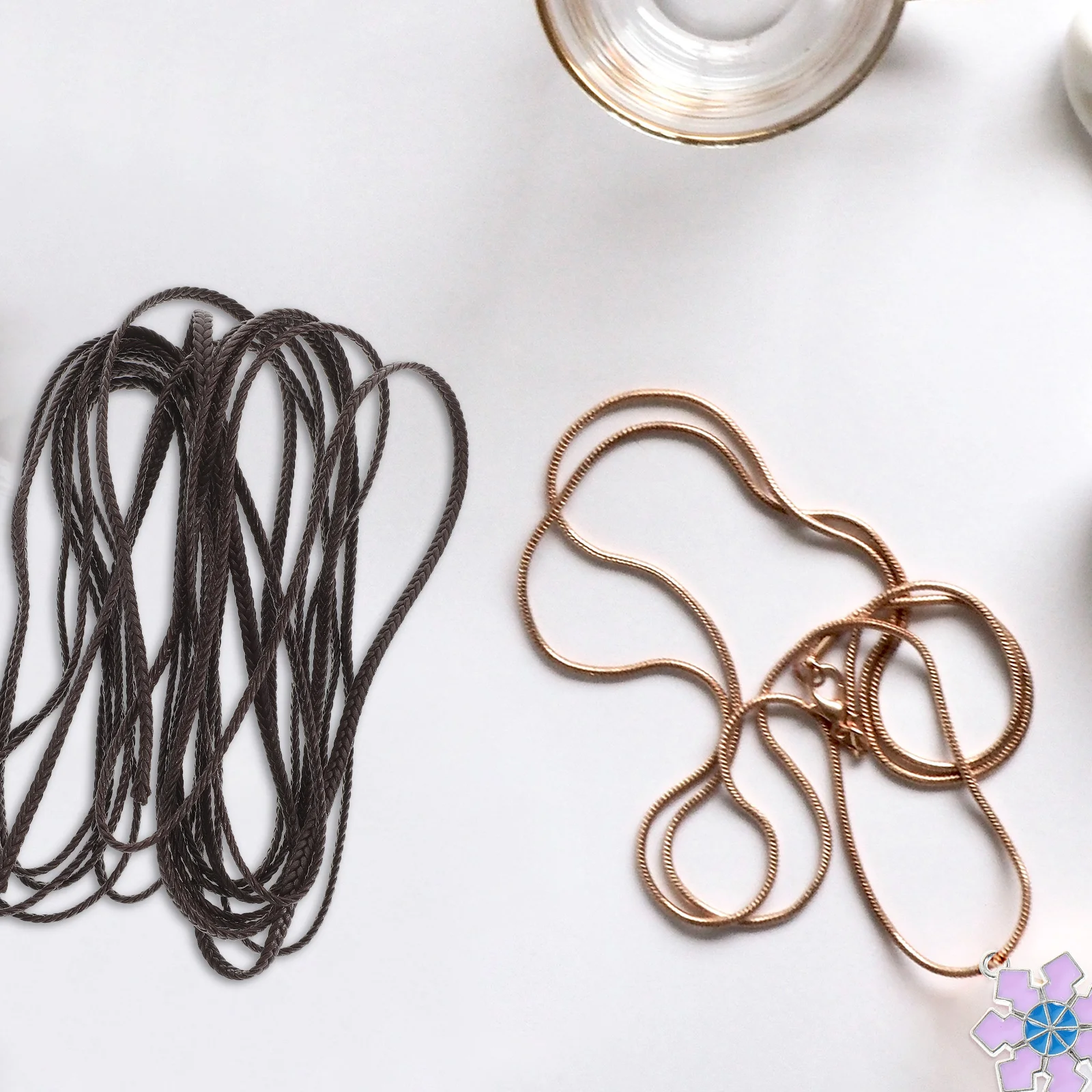 

Necklace Cord Safety Chain Strap Necklaces DIY Bracelet Jewelry Making Rope