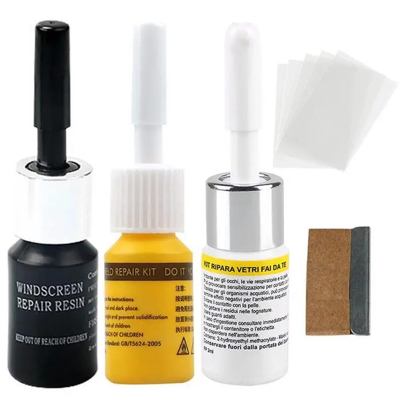 Car Windshield Cracks Nano Repair Tool Kit Auto Glass Windscreen Cracked Repair Fluid Window Scratch Cracks Restore Accessory 6