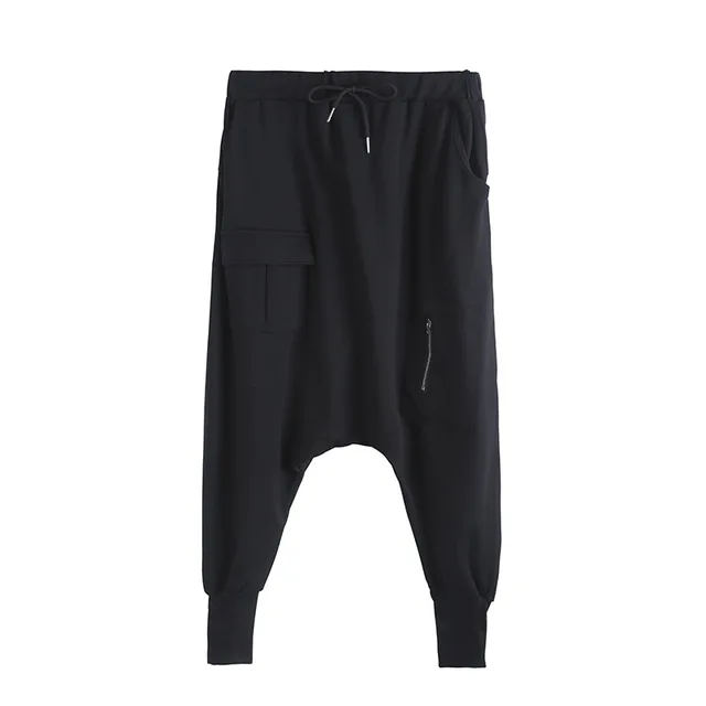 Black Loose Harem Pants 5