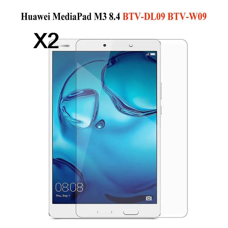 

Закаленное стекло для планшета Huawei Mediapad M3 диагональю 8,4 дюйма, 2 шт.