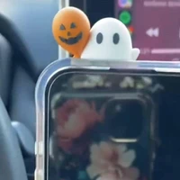Ghost Phone Buddy Stick-On Halloween Ghost Phone Topper Cute Halloween Phones Decorations for All Phones