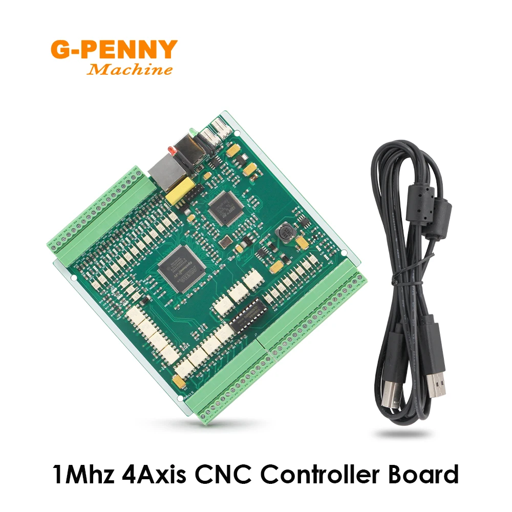 Mach3 4 Axis Usb Control Board Motion Control Card Interface 1mhz Cnc