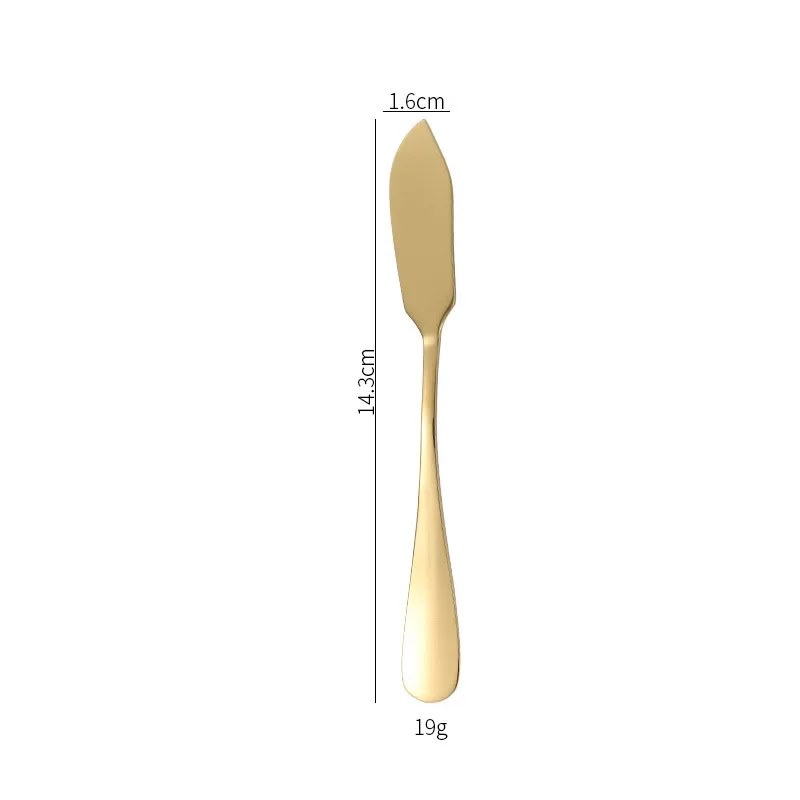 Stainless Steel Butter Knife Kitchen Cheese Dessert Cream Knifes Jam Spreader Cutlery Breakfast Dessert Tools for Bread Toast
