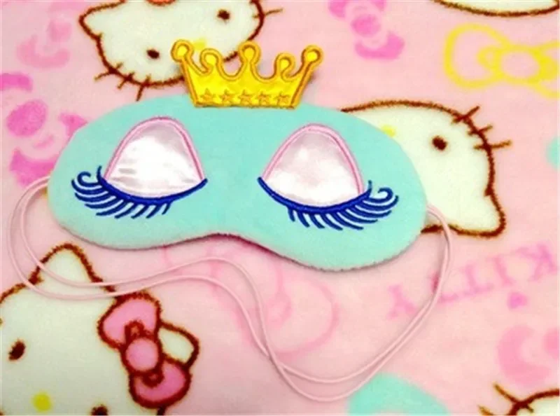 Sleeping Mask Eyepatch Eye Cover Cotton Creative Lovely Cartoon for Travel Relax Sleeping Aid Eyes Patch Shading 1pc sleeping eye mask