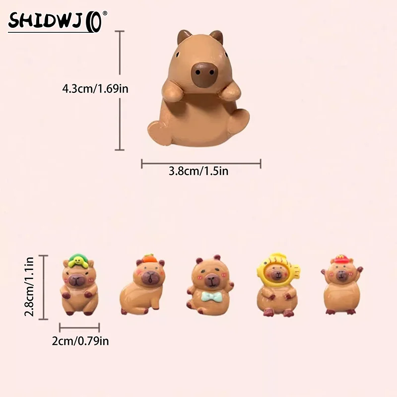 Simgoing Capybara Car Accessories Aesthetic Car Mirror Hanging Ornament Swinging Interior Car Decor Car Decoration Animal Capybara Pendant For Women Men Teens Truck Rear View Mirror