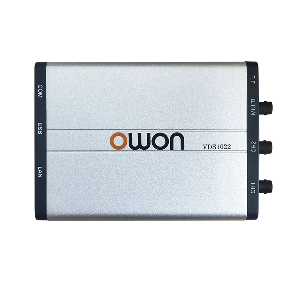 OWON VDS1022i 2CH Virtual PC Oscilloscope with USB Isolation 25MHz 100MSa/s 8 bits Vertical Resolution 5K Record PC Oscilloscope 4