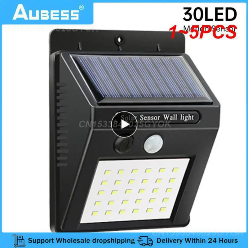 

1 ~ 5 шт. многофункциональная лампа на солнечной батарее, Внешнее украшение, фонарь на солнечной батарее, водонепроницаемый фонарь с датчиком движения IP65