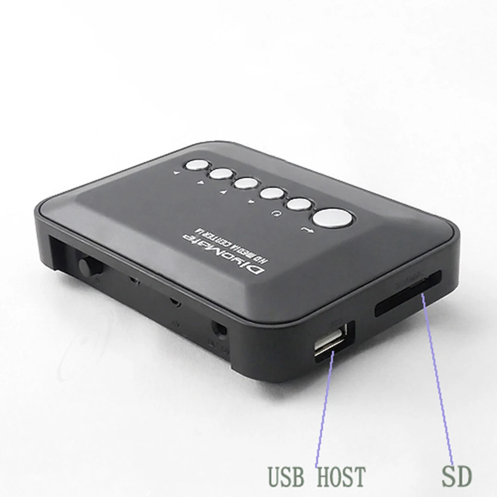 Multimedia Player Mini HD 720P HDD Media Player TV Box AV Output MKV RM SD USB SDHC MMC HDD EU Plug Media Player