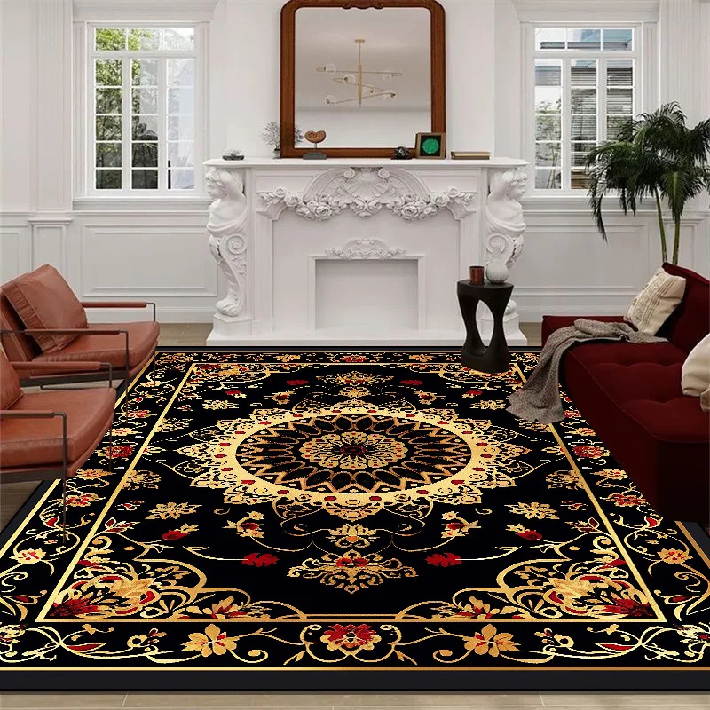 Luxury Persia Large Area Carpet for Living Room Retro Big Size Sofa Area Rugs 200x300cm Bedroom Cloakroom Non-slip Mats Washable 4