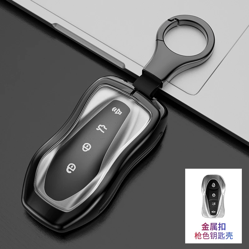 Custodia per chiave a distanza per auto in lega Tpu per Geely Azkarra Tugella FY11 2019 2020 Atlas Pro New Emgrand GS X6 SUV EC7 Styling - Sd29624d27a0b4a29b1340ac603e33e56y