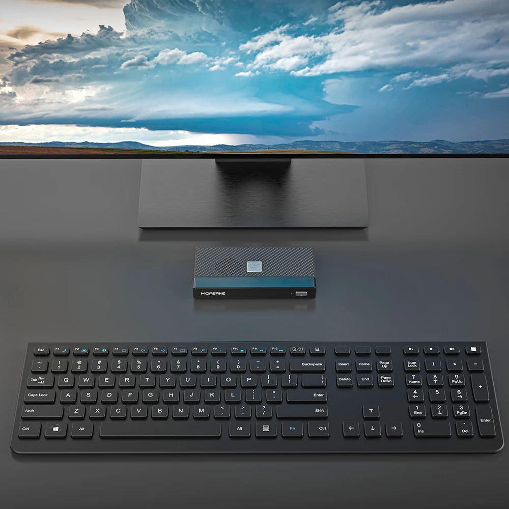 MOREFINE M6 N100/N200 ̴ PC, ޴ ӿ ̴ PC, iNTEL 12 , DDR5 2933MHz NVMe SSD  PC HDMI2, 4K @ 60Hz WiFi 6 BT5.2