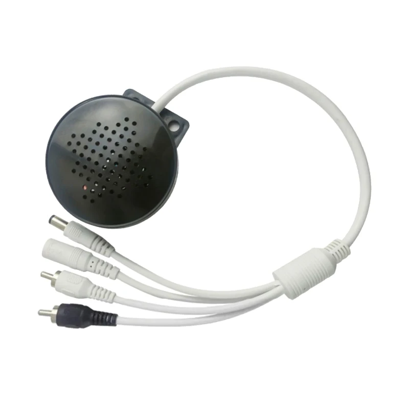 【Support-Cod】 Two Way Audio Microphone And Speaker High-power External Active Speakerphone Audio Surveillance Horn For Cctv Security Ip Camera.