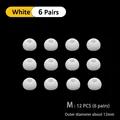 White  M-12PCS