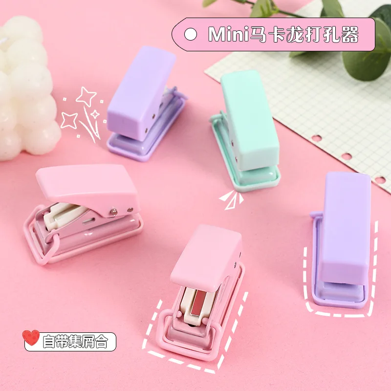 Single Ring Mini Hole Punch 1 Hole Cute Paper Punch Portable Round Hole  Puncher Kawaii Office School Binding Supplies Stationery - AliExpress