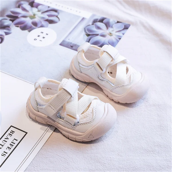 boy sandals fashion 2022 New Summer Kids Sandals Mesh Breathable Shoes For Babies Closed Toe  Fashion Toddler Boys Girls Sneakers child shoes girl Children's Shoes