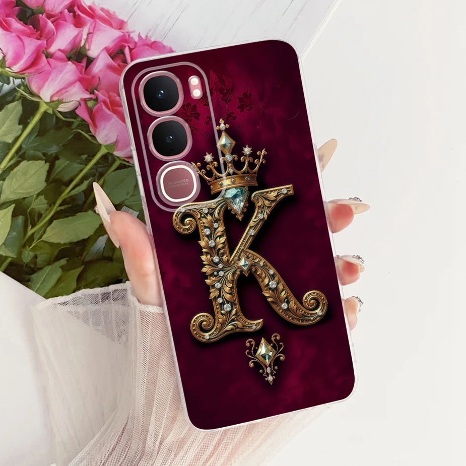 Stylish Crown Letters Soft Silicone Phone Case Cover