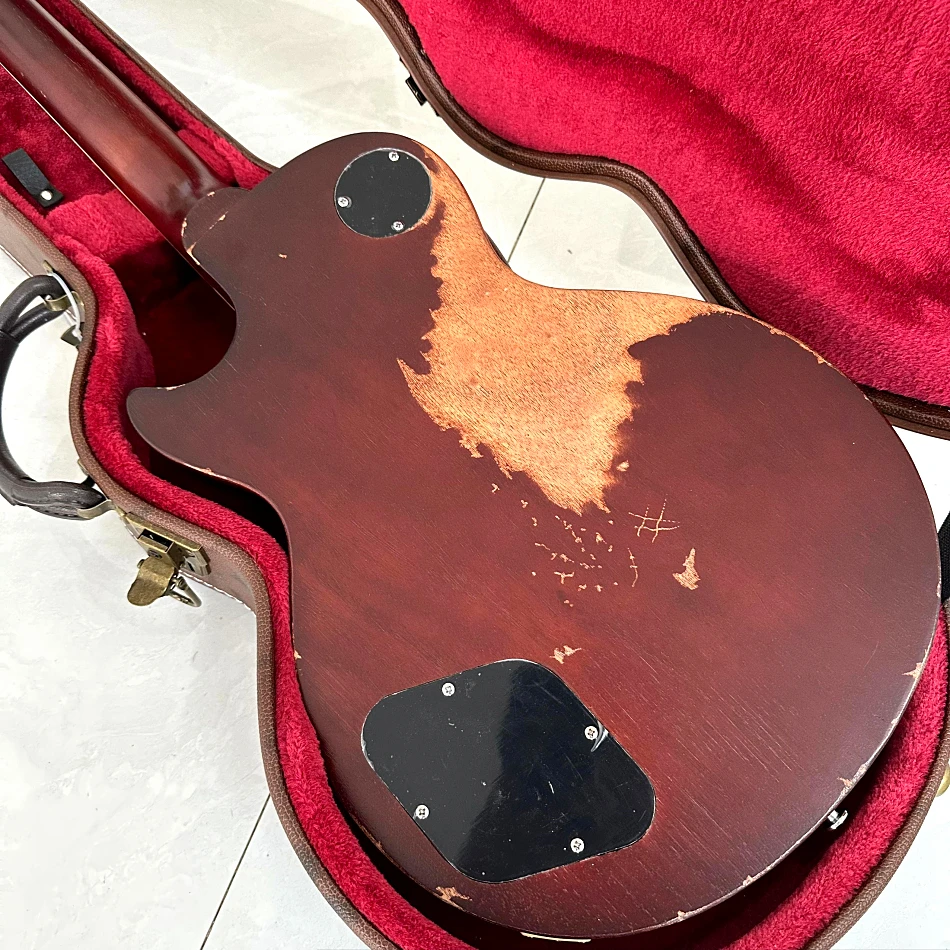 Relic Electric Guitar One Piece Of Body & Neck Tune-o-Matic Bridge Frets Binding Chrome Hardware