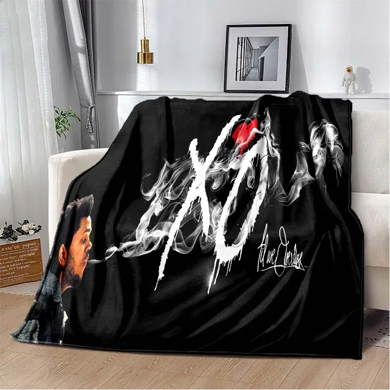 The Weeknd Plush Flannel Blanket Manta for The Singer The Weeknd Soft Throw Blanket for Sofa Cover Bedspread Office 2