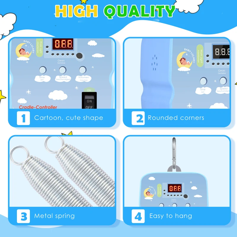 Elektrische Baby-Schaukel Steuerung - Mit Fernbedienung & Musik